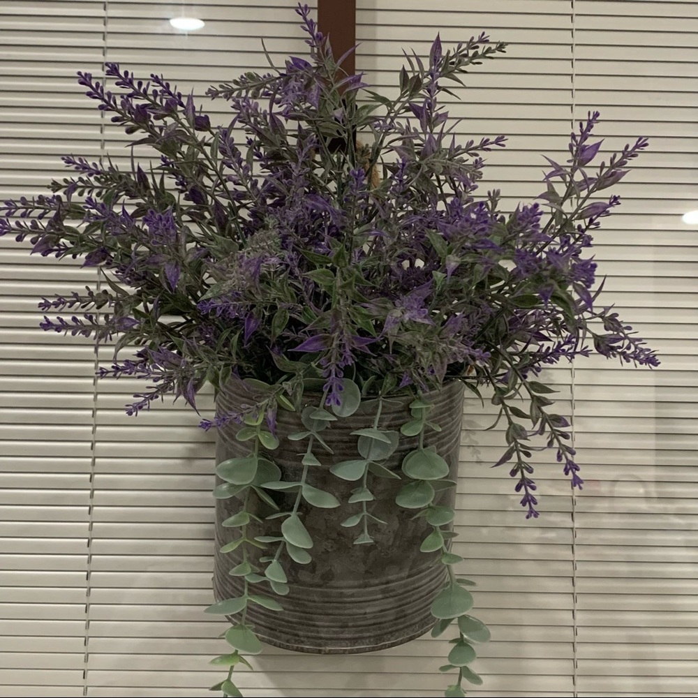 Lavender Floral Arrangement in Planter